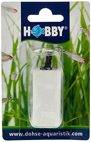 HOBBY Aquaristik Ausströmer eckig I 50 x 25 x 25 mm I Hochwertig und fein perlend I Deutlich längere Haltbarkeit als pressgeklebte Ausströmer