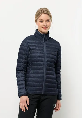 Jack Wolfskin PILVI DOWN JKT W RDS blau XS (34) - Funktionsjacke für Damen mit 90% Entendaune, atmungsaktiv, wasserabweisend und winddicht für optimale Wärme und Komfort bei Outdoor-Aktivitäten.