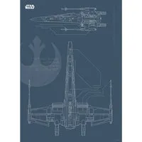 Komar Wandbild Star Wars X-Wing 50 x 70 cm von Komar