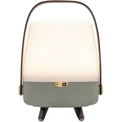 kooduu LED Tischleuchte Lite-up Play Mini JBL - Tischleuchte und Bluetooth-Lautsprecher in einem, warmweißes Licht, mobile Nutzung, ideal für stimmungsvolle Abende und Partys.