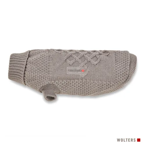 Wolters Hundebekleidung Strickpullover Tristan wolfsgrau - Hochwertiger Strickpullover für Hunde, bietet Wärme und Stil in elegantem wolfsgrau – ideal für kalte Tage.