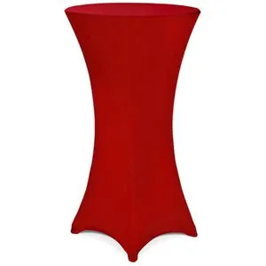 Deuba Tischhusse elastisch, Ø 70 cm, für Stehtische bis 120 cm höhe, bordeaux