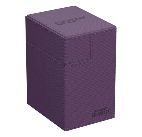 Ultimate Guard Flip`n`Tray 133+ XenoSkin Lila - Praktische Kartenschachtel - TCG Deck-Boxen, Blechdosen & Kartentrenner. Hochwertige, stilvolle Aufbewahrung für bis zu 133 Karten, ideal für Turniere und Sammler.