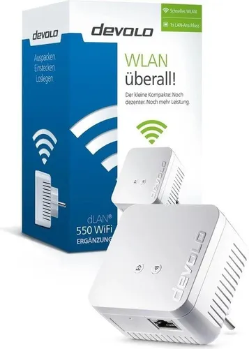 devolo WLAN Powerline Adapter dLAN 550 WiFi von devolo