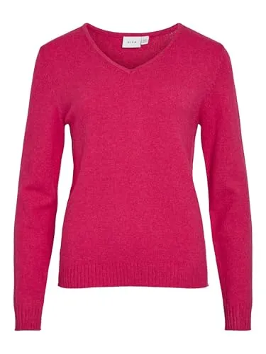 Viril V-Neck L/S Knit Top - Noos