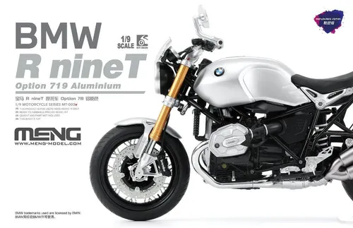 Meng Model MT-003v BMW R nineT Option 719 Aluminium 1:9 Bausatz NEU