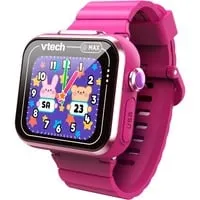 VTech KidiZoom Smart Watch MAX - Lila Kinderuhr mit Duokamera für Fotos und Videos, über 40 Ziffernblätter und zahlreiche Spiele für kreativen Spaß