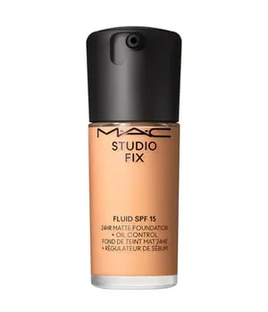 MAC Studio Fix Fluid SPF 15 - Flüssige Foundation Nr. NW22 - Make-up mit 24 Stunden Halt, angereichert mit 87% hautpflegenden Inhaltsstoffen für ein sanft-mattes Finish. Ideal für alle Hauttypen und in 71 Farben erhältlich.