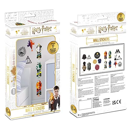 HARRY POTTER - Set mit 17 Wandaufklebern für alle Oberflächen - Offizielles Lizenzprodukt