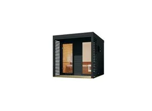 Karibu Saunahaus Angelus XL mit Anbau und Saunaofen von Karibu