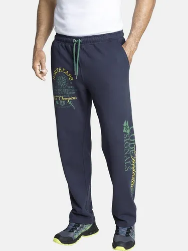 Jan Vanderstorm Jogginghose JONN - Modische Jogginghose mit zweifarbigen Prints, bequemem Boxerbund und breiter Kordel. Ideal für sportliche Looks und entspannte Tage. 100% Baumwolle, maschinenwaschbar.