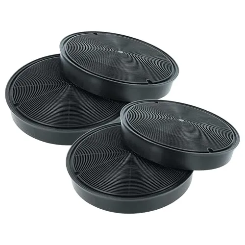 vhbw 4x Aktivkohlefilter kompatibel mit AEG 94249050402, 8909D-M, 94249052203, 94249052202, 94249052201, 94249052200 Dunstabzugshaube