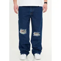 DAILY COTTON Herren Loose-fit-Jeans DCPAPILON blau W32/L32 - Bequeme Herrenjeans im lässigen Loose-fit-Stil, perfekt für jeden Alltag. Hergestellt aus 100% Baumwolle für hohen Tragekomfort. Maschinenwaschbar bei 30°C.