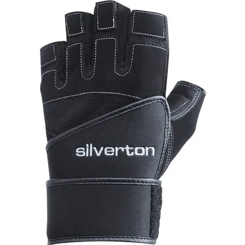 SILVERTON Power Plus - Gr. XXL Fitnesshandschuhe - Hochwertige Neopren-Handschuhe mit stabilisierender Handgelenkumwicklung, strapazierfähigen Stretcheinsätzen und ausgeprägter Palme für optimalen Tragekomfort und Flexibilität beim Training.