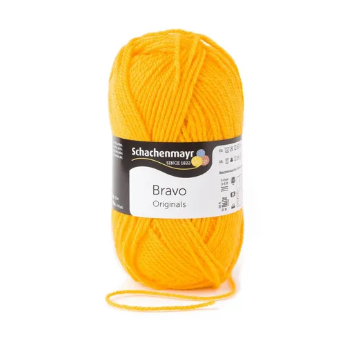 BRAVO von Schachenmayr - GELB (08210) - 50 g / ca. 133 m Wolle