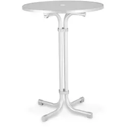 Best Stehtisch klappbar Multiflex Ø 80cm, Weiß in weiß von Best