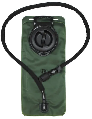 MFH TPU-Beutel 2,5 Liter mit Trinkschlauch für Trinkrucksack - Campingausrüstung mit 2,5 l Kapazität, großer Öffnung und Schraubverschluss für einfaches Befüllen und Reinigen. Robustes TPU-Material, lebensmittelecht und ideal für Outdoor-Aktivitäten.