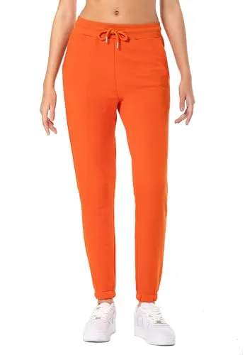 Redbridge Damen Hose Jogginghose Freizeithose Sweat Pants Orange M