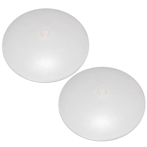 Dream lighting 12v LED Lampe mit Schalter Wohnwagen Deckenleuchte 12volt Leuchte für Auto Wohnmobil Van Innenbeleuchtung 3000K 12cm Rund 2er Set