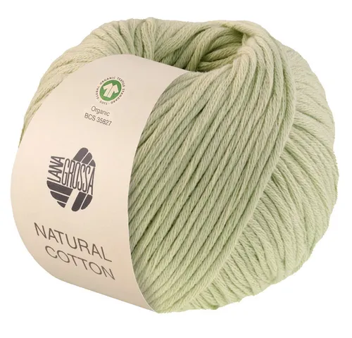 LANA GROSSA NATURAL COTTON Häkelwolle, 80 m (Bio-Baumwollgarn in Millefili-Zwirnung), 50 g