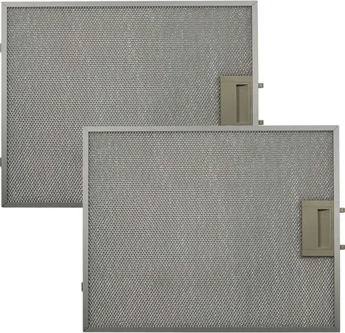 vhbw 2x Filter Metallfettfilter kompatibel mit Constructa CD659352/02, CD659352/03, CD959350/01 Dunstabzugshaube - 34,9 x 29,6 x 0,8 cm, Metall