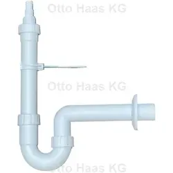 HAAS Waschmaschinen-Siphon 1930 DN 40, Kombi-Geräteanschluss, Ablaufgarnitur