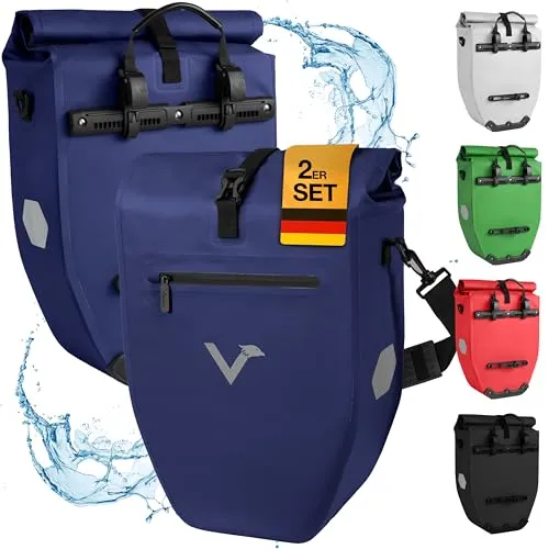 Valkental® Große & wasserdichte Gepäckträgertasche von Valkental