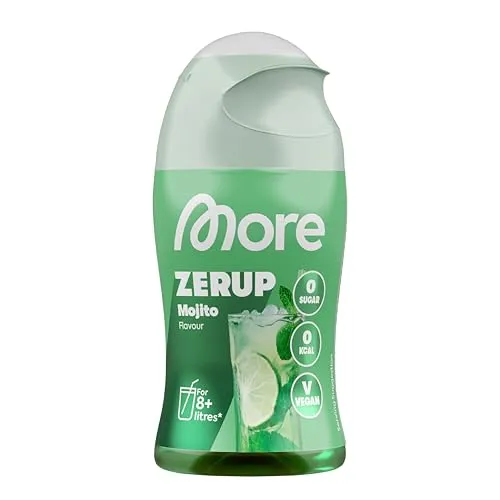 MORE Zerup Mojito, 65 ml – Zuckerfreier Sirup für fruchtige Getränke