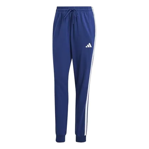 adidas Sportswear Sporthose W 3S SJ JOGGER blau XL - Trainingsbekleidung mit sportlichem Design, aus weichem Baumwoll-Elasthan-Mix für optimalen Tragekomfort. Ideal für aktive Tage und entspannte Momente.