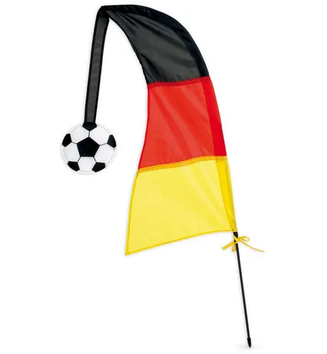 Fries Fahne Deutschland Fußball 100 cm Windfahne Fahne EM Schwarz Rot Gold