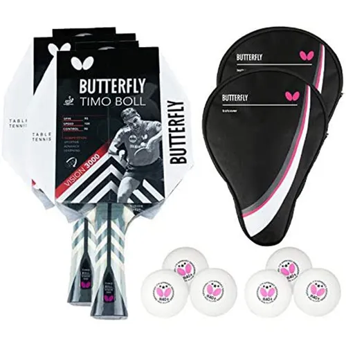 Timo Boll Vision 3000 Tischtennisschläger Set von Butterfly