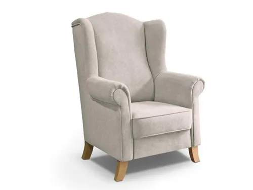 Beautysofa Ohrensessel, Beige, 1-Sitzer von Beautysofa
