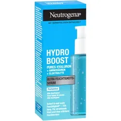 Neutrogena Hydro Boost Ultra Feuchtigkeitsserum 30 ml - Intensives Feuchtigkeitsserum für die Haut, zieht schnell ein und spendet langanhaltende Hydration. Ideal für die tägliche Pflege und ein frisches Hautgefühl.