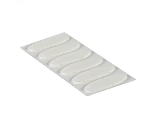 VELCRO Kabelbinder Super Slim Klettovale Selbstklebend Haken & Flausch 18 sets Weiß