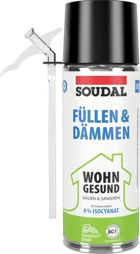 Soudal 1K Füll- & Dämmschaum SMX 300 ml - Bauschaum, ideal zum Füllen und Dämmen, bietet hervorragende Isolierungseigenschaften und ist einfach anzuwenden.