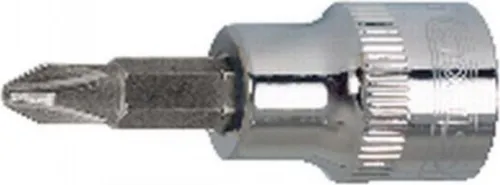 KS Tools 1/4 CHROMEplus Bit-Stecknuss, PH2