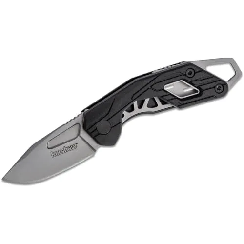 Kershaw Diode Klappmesser, 1,6 Zoll Klinge mit manueller Öffnung, Liner Lock (1230), Schwarz, 87171058627