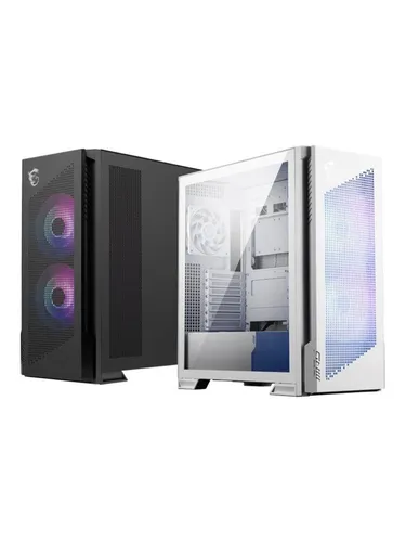 MSI MPG VELOX 300R AIRFLOW PZ White | Hochwertiges PC-Gehäuse - Midi-Tower für Mini-ITX bis E-ATX Mainboards mit 3 vorinstallierten Lüftern für optimale Luftzirkulation und Platz für Grafikkarten bis 400 mm.
