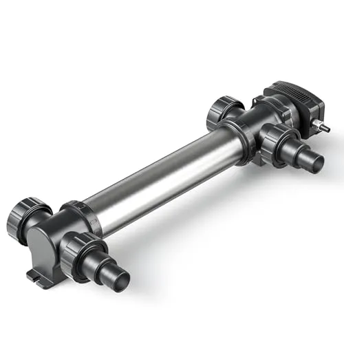 SunSun CUV-755 Teichklärer 8000 l/h / 55 W UVC, Vorklärgerät für Teichfilter & Teichpumpe, Wasserklärer mit UV-Lampe, Lichtfilter zur Algenbekämpfung