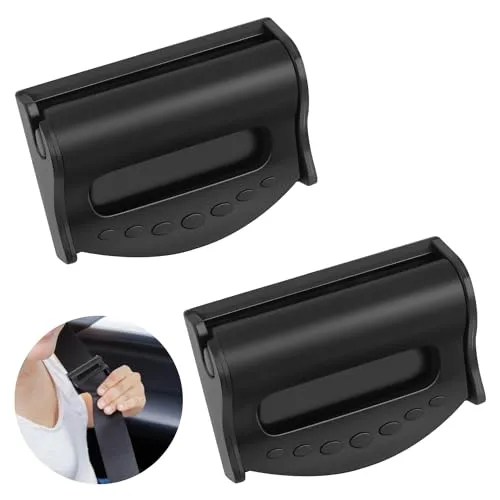 2PCS Auto-Sicherheitsgurtversteller,Auto-Sicherheitsgurt Clip,Auto-Sicherheitsgurt Clip für Erwachsene und Kinder,Verstellbare Auto-Sicherheitsgurtarretierung