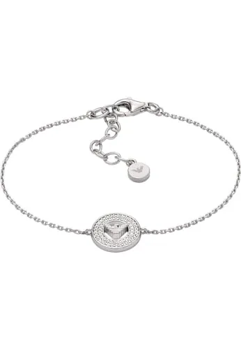 Emporio Armani Jewelry EG3586040 Damenarmband - Elegantes Damenarmband aus 925 Sterling Silber, verleiht jedem Outfit einen Hauch von Luxus und Stil.