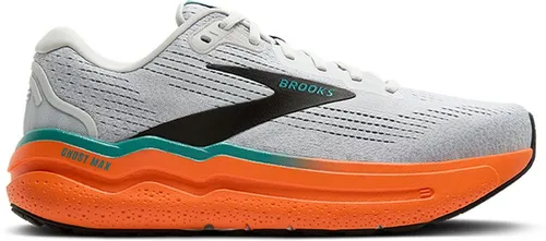 Brooks Ghost Max 2 Laufschuh in White/Black/Nightlife - 44,5 EU - Laufschuhe mit hervorragender Dämpfung und Komfort, ideal für lange Strecken und jedes Terrain.