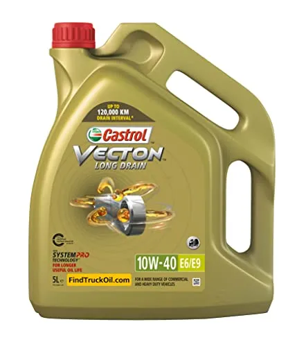 Castrol VECTON LONG DRAIN 10W-40 E6/E9, 5 Liter