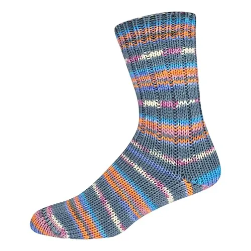ONline Garne Sockenwolle 6-Fach Sort. 368 Merino-Color Farbe 3048