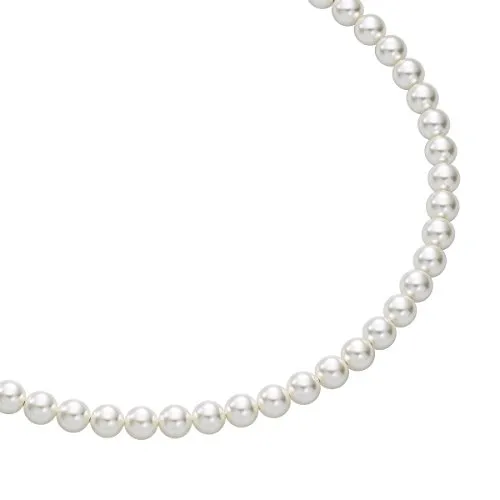 Heideman Halskette Damen Perlenkette aus Edelstahl - Ketten für Damen: Hochwertige, hypoallergene Edelstahlkette mit eleganter weißer Perle, ideal für empfindliche Haut und jeden Anlass.