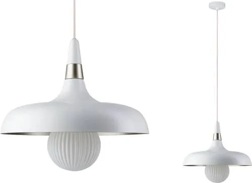 Paulmann Pendelleuchte Juna E27 - Dimmbar in Champagner/Weiß - Moderne Pendelleuchte Juna E27, dimmbar, ideal für Esstische oder Küchentresen. Hochwertige Metallverarbeitung und edles Design in Champagner und Weiß matt sorgen für einladende Lichtakzente.