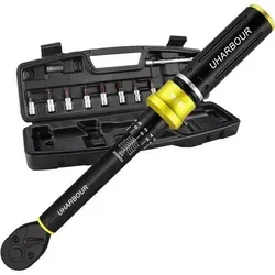 Drehmomentschlüssel 1-25 Nm 1/4 Zoll 72 Zähne Set mit Bits