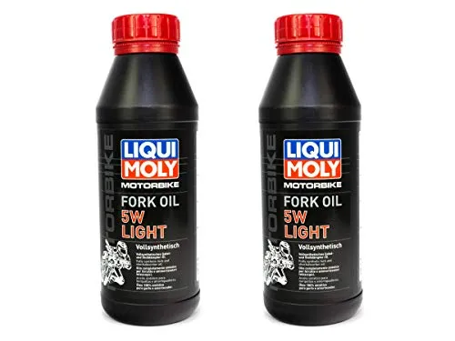 LIQUI MOLY Motorbike Gabelöl 5W light 2 Stück á 500 ml
