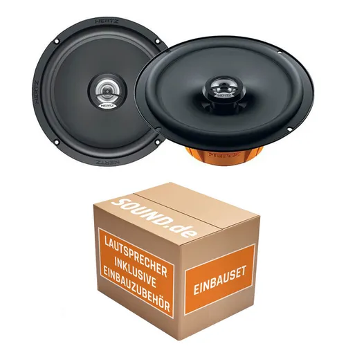 Hertz Lautsprecher für Fiat Ducato 3 250 Front 16cm Koax Boxen Einbauset KFZ Tür