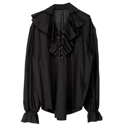 W WIDMANN MILANO Party Fashion - Rüschenshirt, Pirat, Vampire, Mittelalter, Disco, Karneval